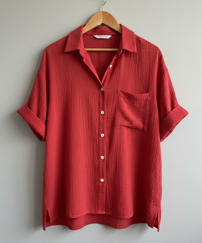 Elisabeth - Short Sleeve Blouse