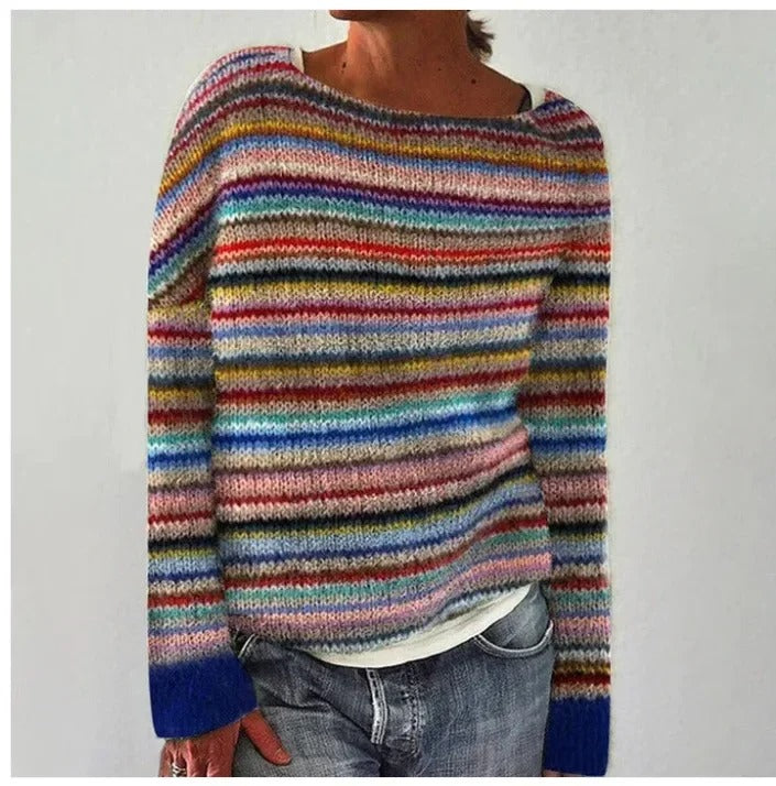 Alexa - Printed Chic Sweater