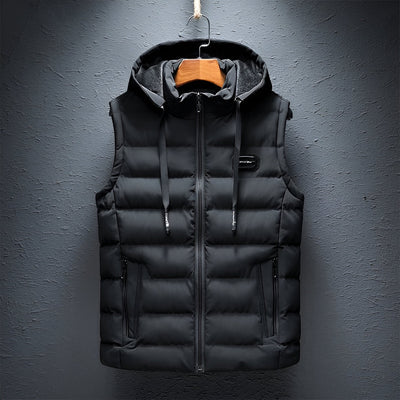 Pedro - Padded vest with hood